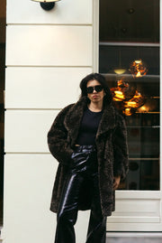 Unique Vintage Faux Fur | Leopard (S-M)