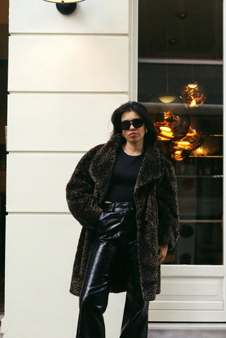 Unique Vintage Faux Fur | Leopard (S-M)