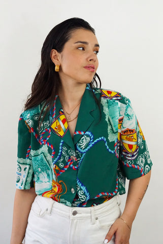 Unique Vintage Shirt (S-M) | Printed