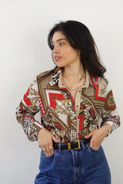 Pierre Cardin Vintage Shirt (XS-S) | Printed