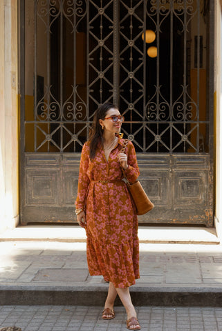 Unique Vintage Dress | Floral