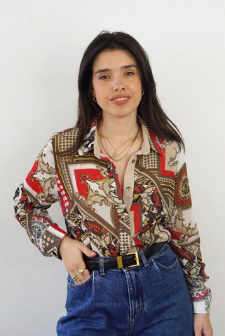 Pierre Cardin Vintage Shirt (XS-S) | Printed