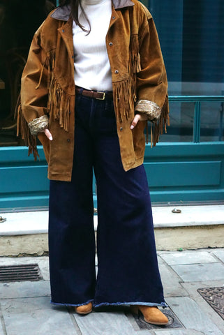 Vintage Western Suede Jacket | Tabac (M-L)