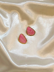 Unique Statement Earrings | Pink