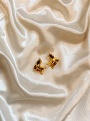 Unique Statement Earrings | Gold