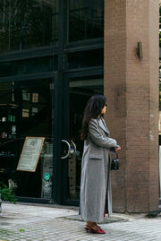 Unique Vintage Coat | Grey (S)