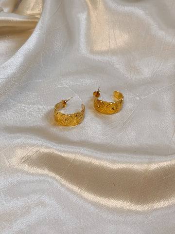 Unique Statement Earrings | Gold