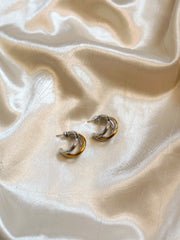 Unique Hoops Earrings | Gold/Silver
