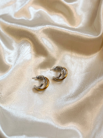 Unique Hoops Earrings | Gold/Silver