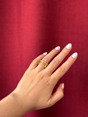 Unique Statement Ring | Gold