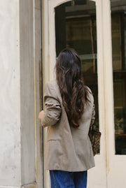 Unique Vintage Blazer (M-L) | Beige