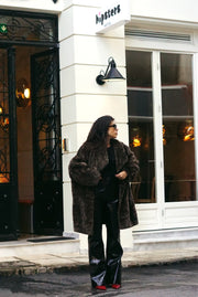 Unique Vintage Faux Fur | Leopard (S-M)