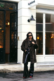 Unique Vintage Faux Fur | Leopard (S-M)