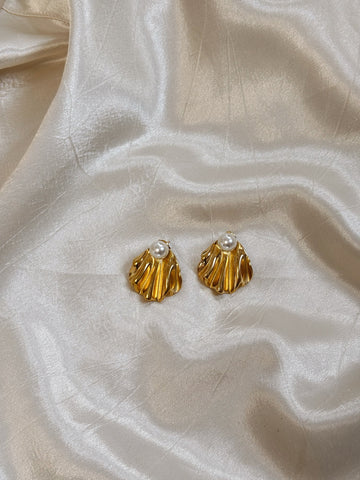 Unique Statement Earrings | Gold