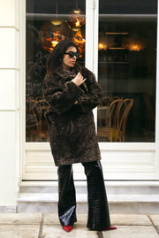 Unique Vintage Faux Fur | Leopard (S-M)