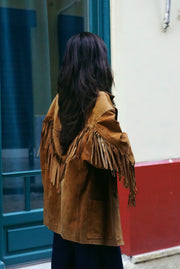 Vintage Western Suede Jacket | Tabac (M-L)