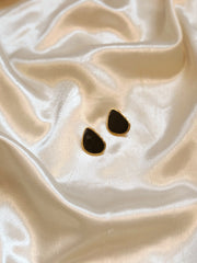 Unique Statement Earrings | Gold Black