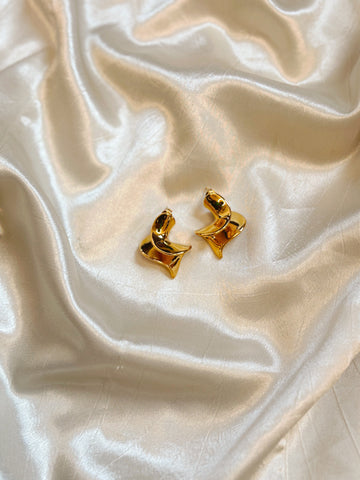Unique Statement Earrings | Gold