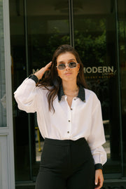 Unique Vintage Shirt (S-L) | White