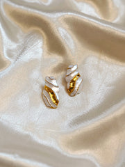 Unique Statement Earrings | Gold