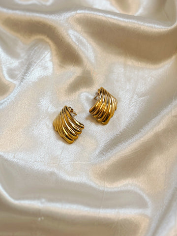 Unique Statement Earrings | Gold