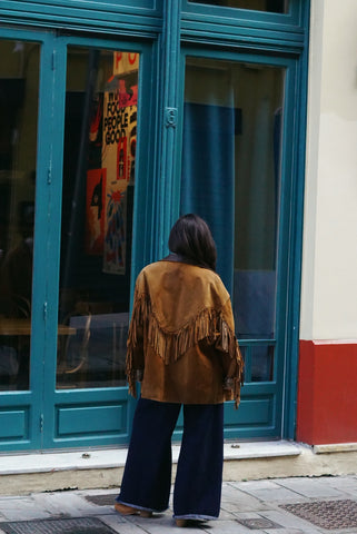 Vintage Western Suede Jacket | Tabac (M-L)
