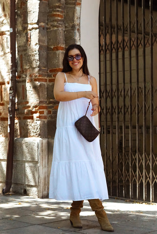 Unique Vintage Dress (S-L) | White