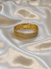 Vintage Statement Bracelet | Gold