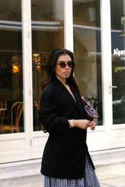 Reworked Cut Out Vintage Blazer (S-L) | Black