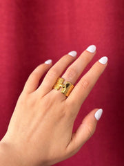 Unique Statement Ring | Gold