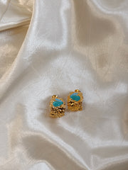 Unique Statement Earrings | Gold