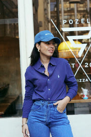 Ralph Lauren Featherweight Vintage Shirt | Blue (S-M)