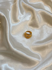 Unique Statement Ring | Gold