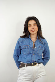 Unique Vintage Shirt (S-M) | Denim