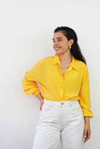 Unique Vintage Shirt (S-M) | Yellow