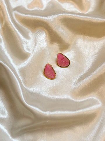 Unique Statement Earrings | Pink