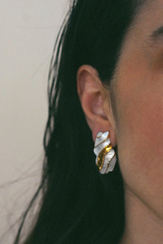 Unique Statement Earrings | Gold