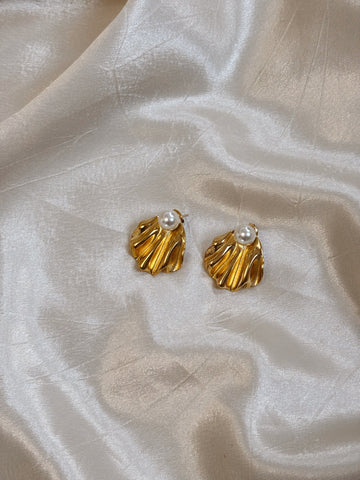 Unique Statement Earrings | Gold