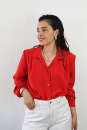 Unique Vintage Shirt (S-M) | Red