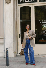 Unique Vintage Blazer (M-L) | Beige