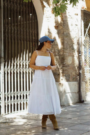 Unique Vintage Dress (S-L) | White