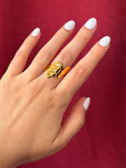 Unique Statement Ring | Gold
