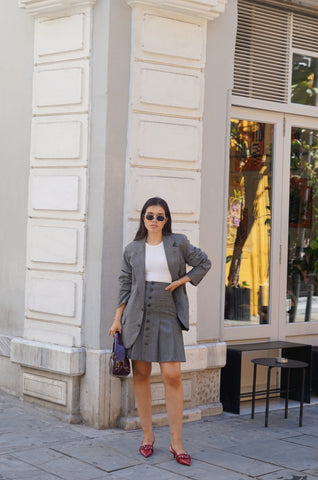 Unique Vintage Blazer (M-L)| Plaid