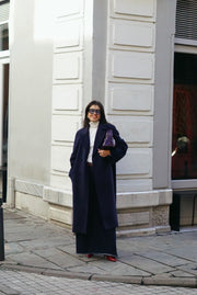 Unique Vintage Coat | Dark Blue (S-M)