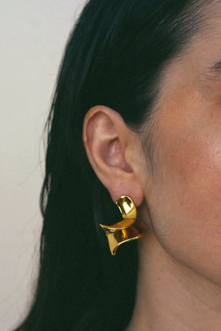 Unique Statement Earrings | Gold