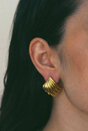 Unique Statement Earrings | Gold