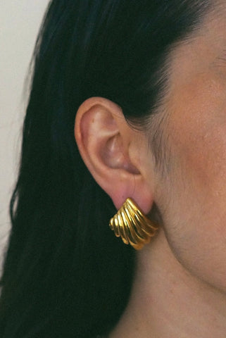 Unique Statement Earrings | Gold
