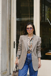 Unique Vintage Blazer (M-L) | Beige