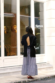 Reworked Cut Out Vintage Blazer (S-L) | Black