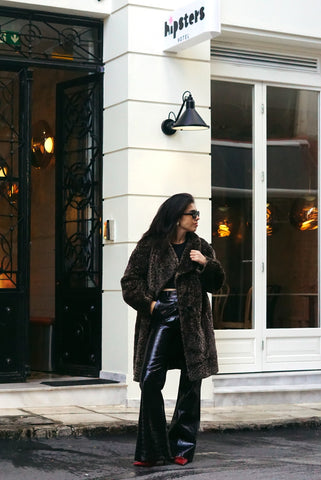 Unique Vintage Faux Fur | Leopard (S-M)